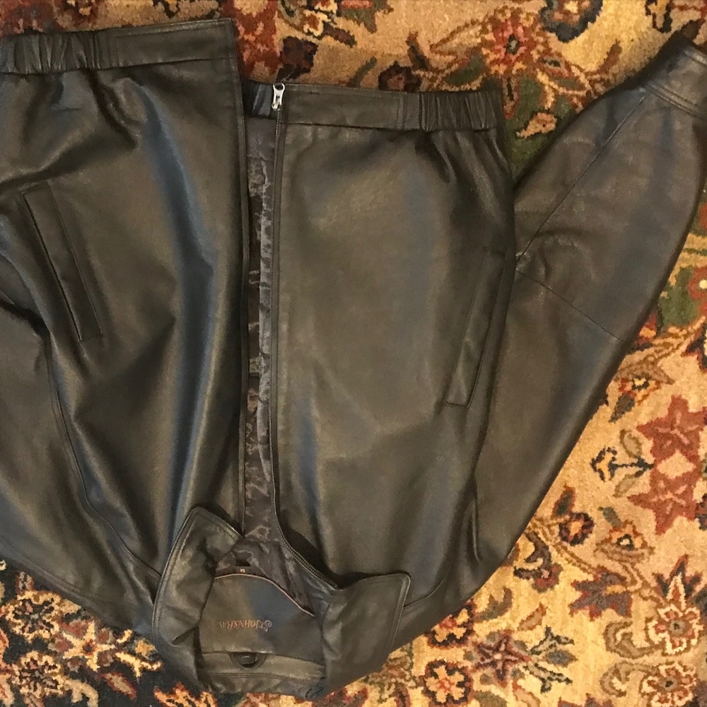 St Johns Bay Leather Coat